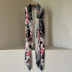 Express Geometric Print Scarf